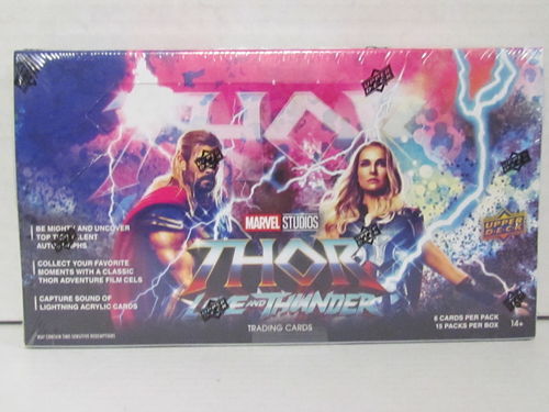 Upper Deck Marvel 2023 Marvel Studios Thor Love and Thunder Trading Cards Hobby Box
